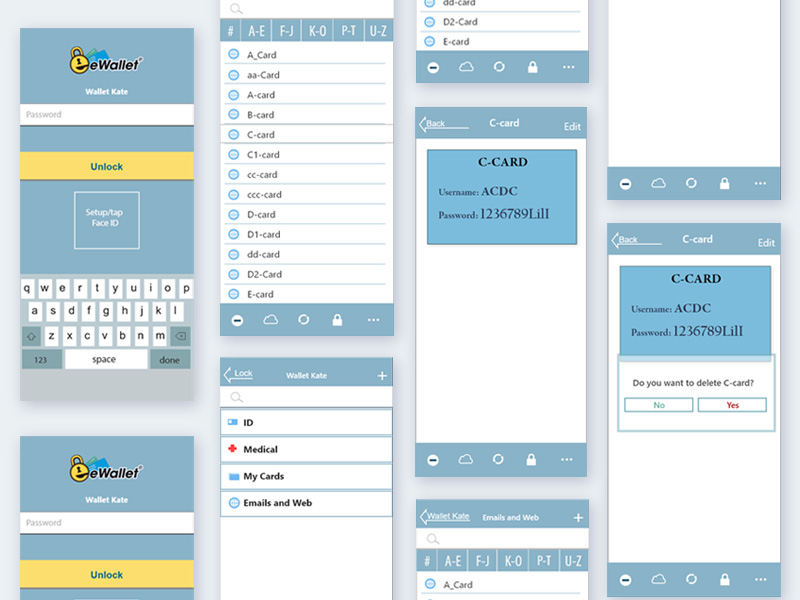 How to create e wallet image