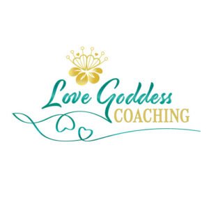 Love Goddess Coaching Logo - abstract flower with hearts