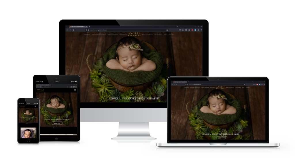 Angela Beransky Newborn Photography Weebsite